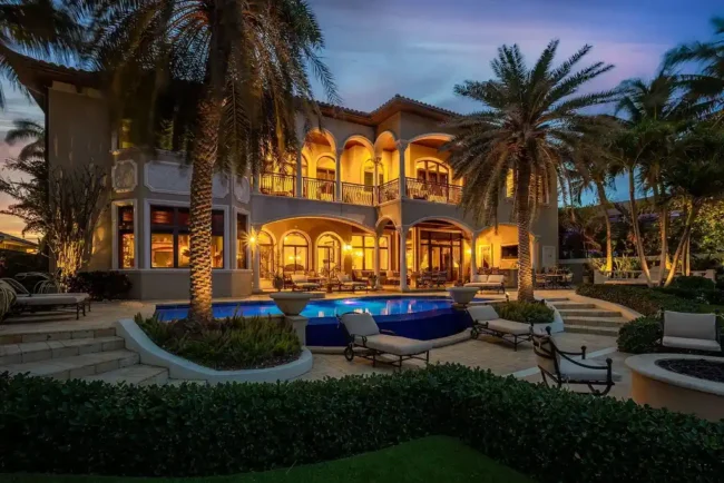 Boater’s Dream $14.9 Million Estate in Lighthouse Point Boasts Yacht Dock, Private Beach, and Lavish Design
