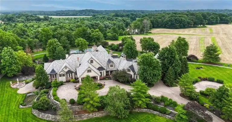 An Elegant $6.25M Missouri Retreat Where Timeless European Style Meets Rustic American Ease