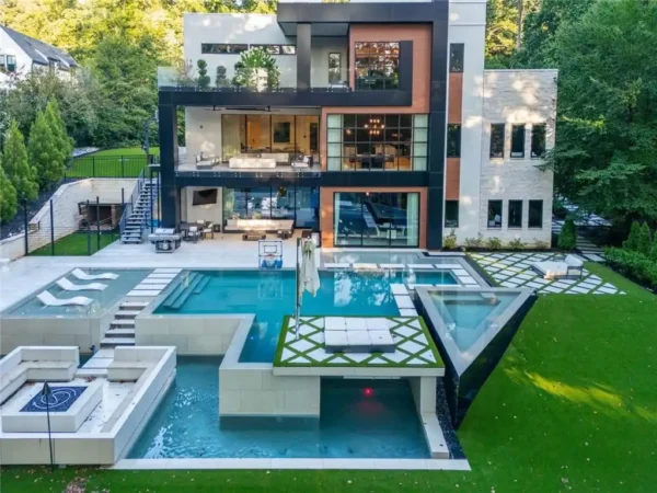 A $5.25M Architectural Gem in Georgia Offering Ultimate Privacy and Sleek Modern Design
