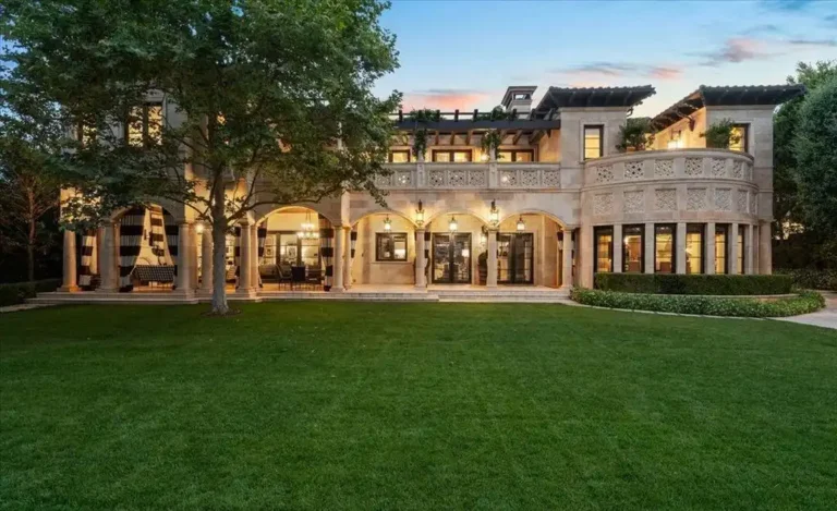 Elegant Italian Limestone Estate in Beverly Hills Flats by John Finton Seeks $39.995 Million