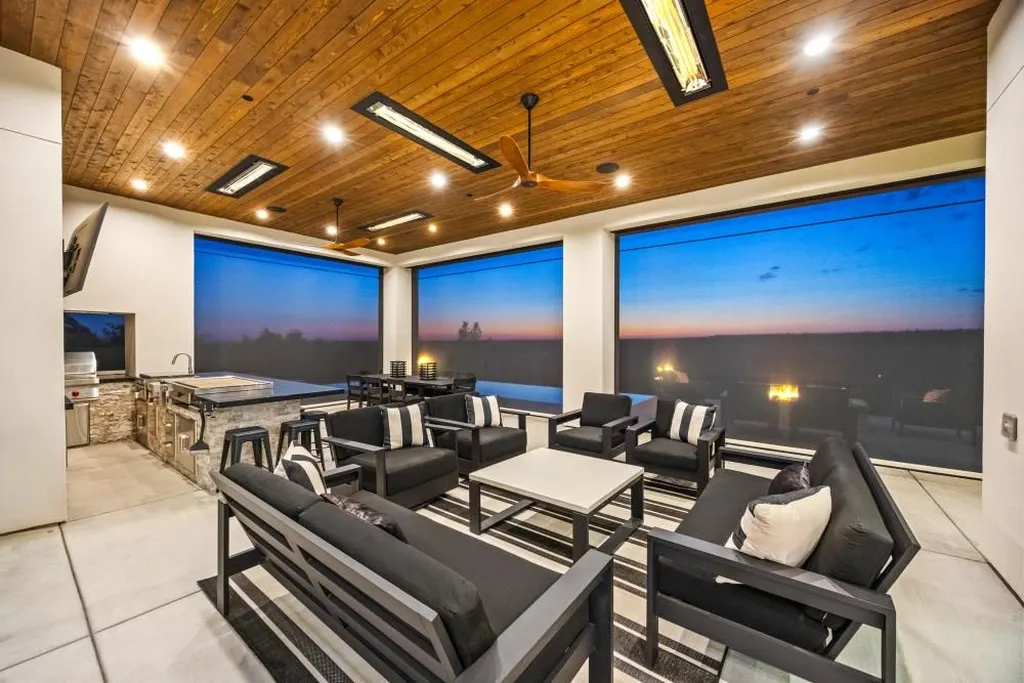 A Stunning Architectural Showcase at 8140 Brookhollow Ct Blends Indoor Comfort and Outdoor Elegance — 7.295 Million 23