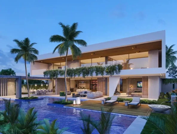 AT House by Anvana Architects, A Tropical Modern Villa Blending Glass, Water, and Landscape