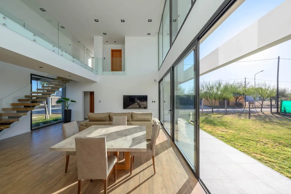 Casa CT by MZ Arquitectos A Light Filled Home in Cordoba Where Concrete Wood and Geometry Meet 7