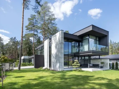 Concrete House by ArchLAB Studio A Geometric Sanctuary in Nature 9