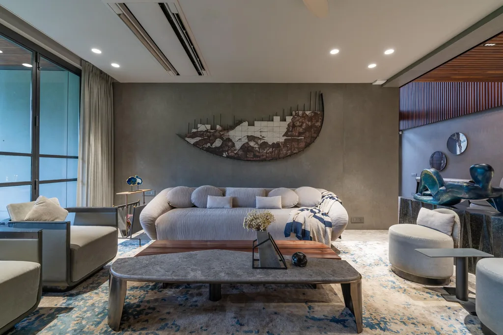 Contemporary Oasis by Designers Circle A Sunlit Sanctuary of Texture Art and Minimal Boldness 6