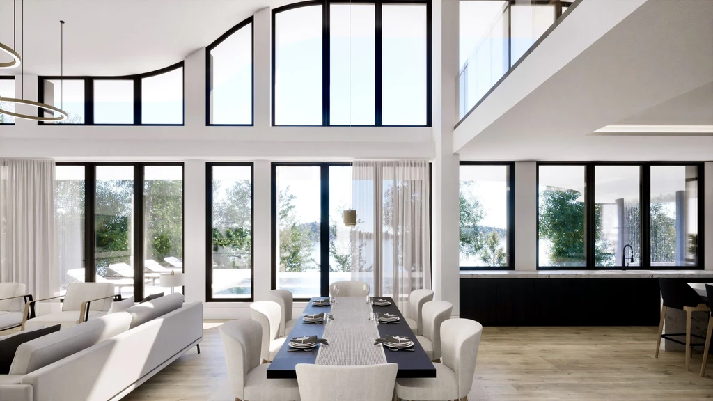 Curving Modern by JMAD A Sculptural Lakefront Home That Redefines Rooflines 1