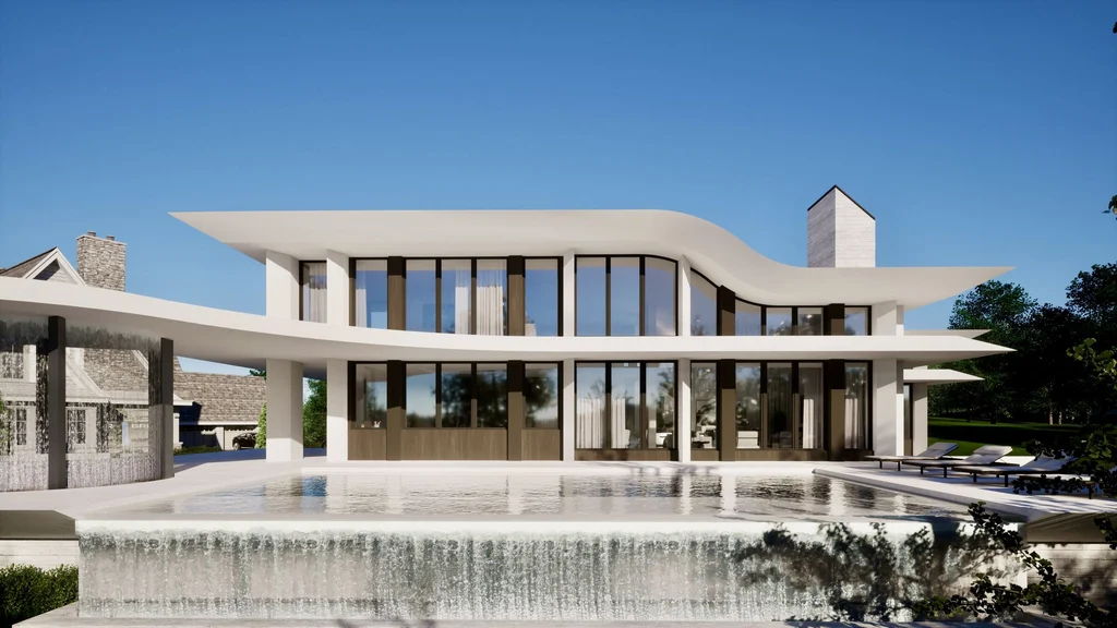 Curving Modern by JMAD, A Sculptural Home Redefining Modern Architecture
