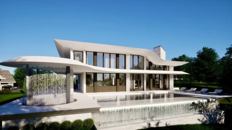Curving Modern by JMAD, A Sculptural Home Redefining Modern Architecture