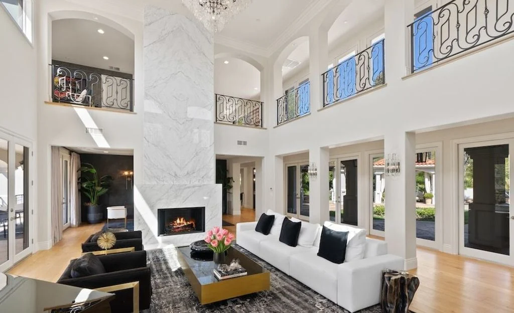 Experience Magnificent Mediterranean Luxury at 23593 Park South St — A Private Calabasas Retreat for 8 4