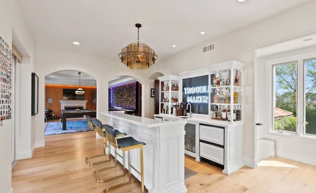 Experience Magnificent Mediterranean Luxury at 23593 Park South St — A Private Calabasas Retreat for 8 6