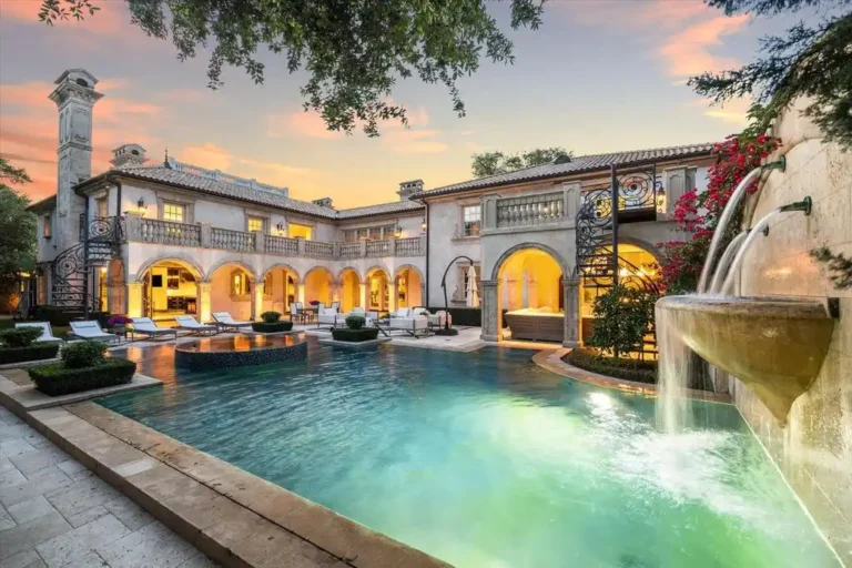 Iconic Fully-Gated Texas Estate Showcases Lavish Living Listed at $15,995,000
