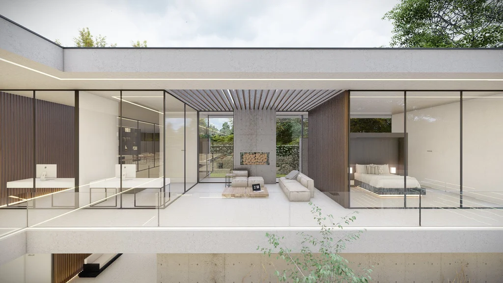 Fusion House by STATE of Architecture, A Harmonious Blend of Contrast, Rhythm, and Serenity