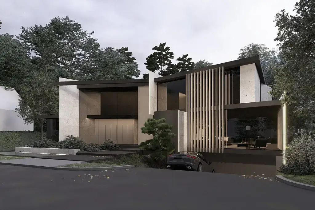 Hourglass Concept House by STATE of Architecture A Sculptural Villa of Silence and Sophistication 12
