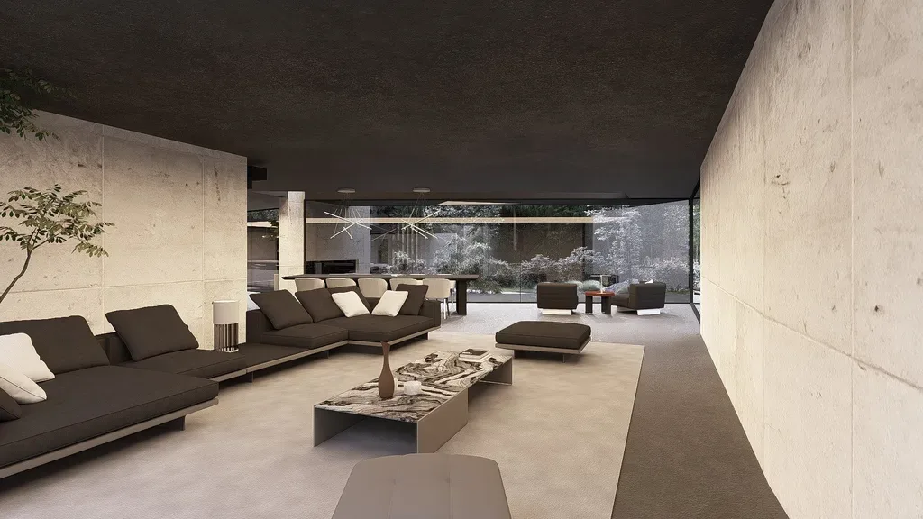 Hourglass Concept House by STATE of Architecture A Sculptural Villa of Silence and Sophistication 4