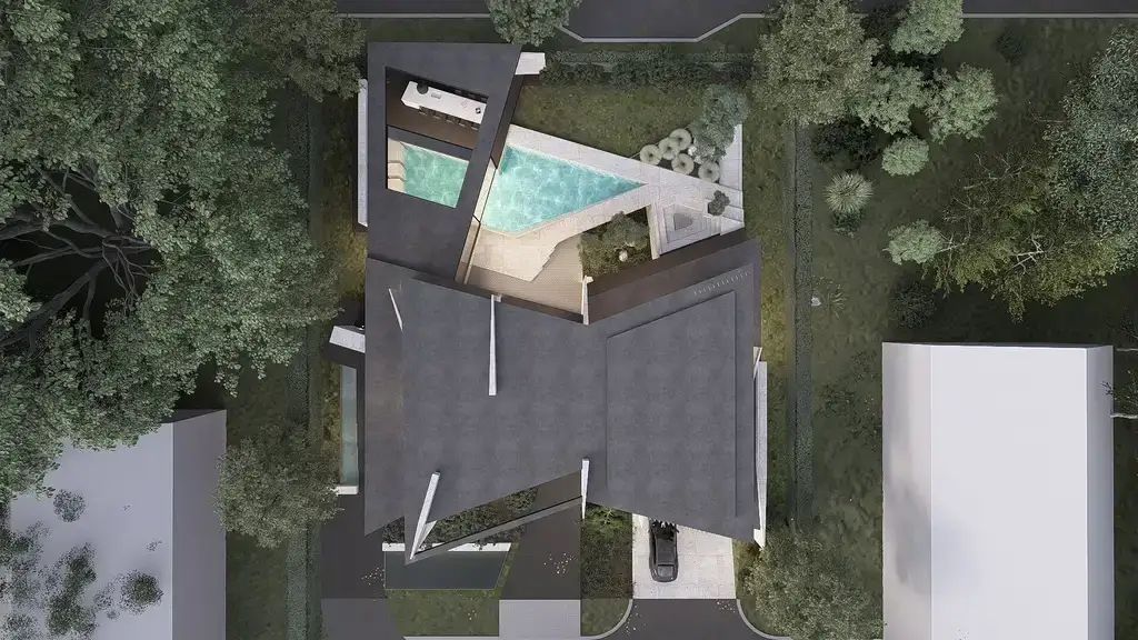 Hourglass Concept House by STATE of Architecture A Sculptural Villa of Silence and Sophistication 8