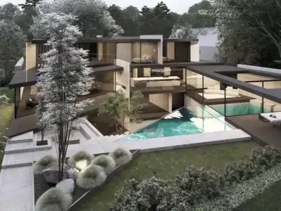 Hourglass Concept House by STATE of Architecture A Sculptural Villa of Silence and Sophistication 9