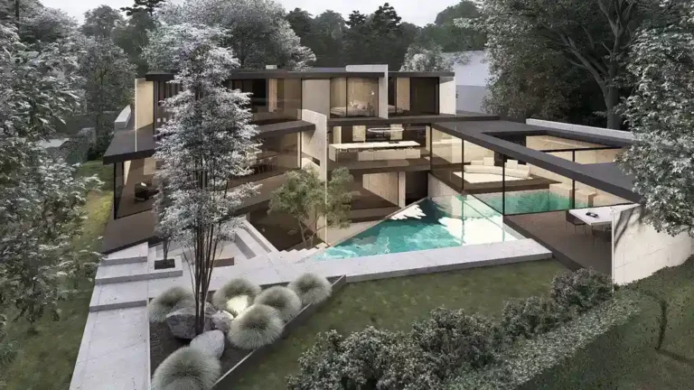 Hourglass Concept House by STATE of Architecture, A Sculptural Villa of Silence and Sophistication