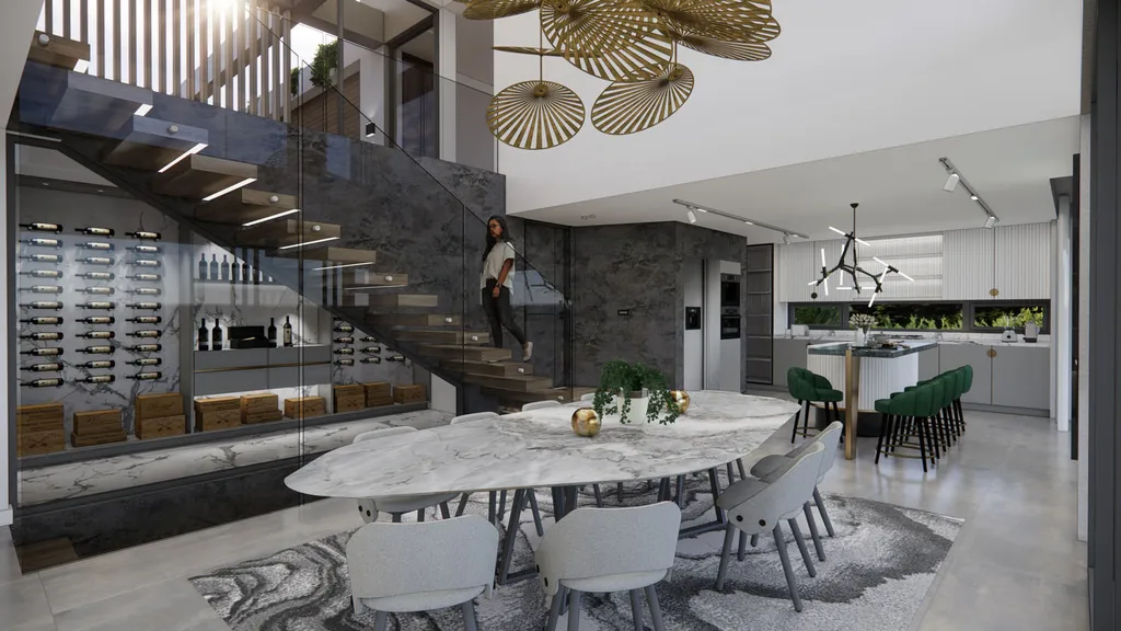 Kingfisher House by Metropole Architects A Sculptural Sanctuary Overlooking South African Waters 10