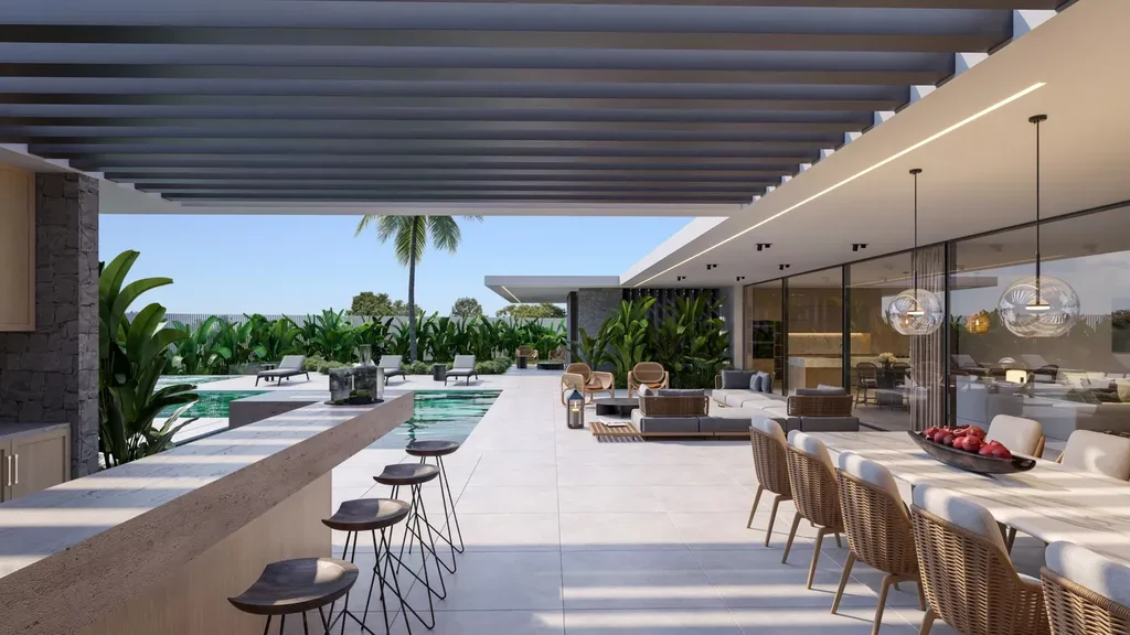 Les Jardins de Guereo by Anvana Architects A Minimalist Tropical Villa Immersed in Nature 1