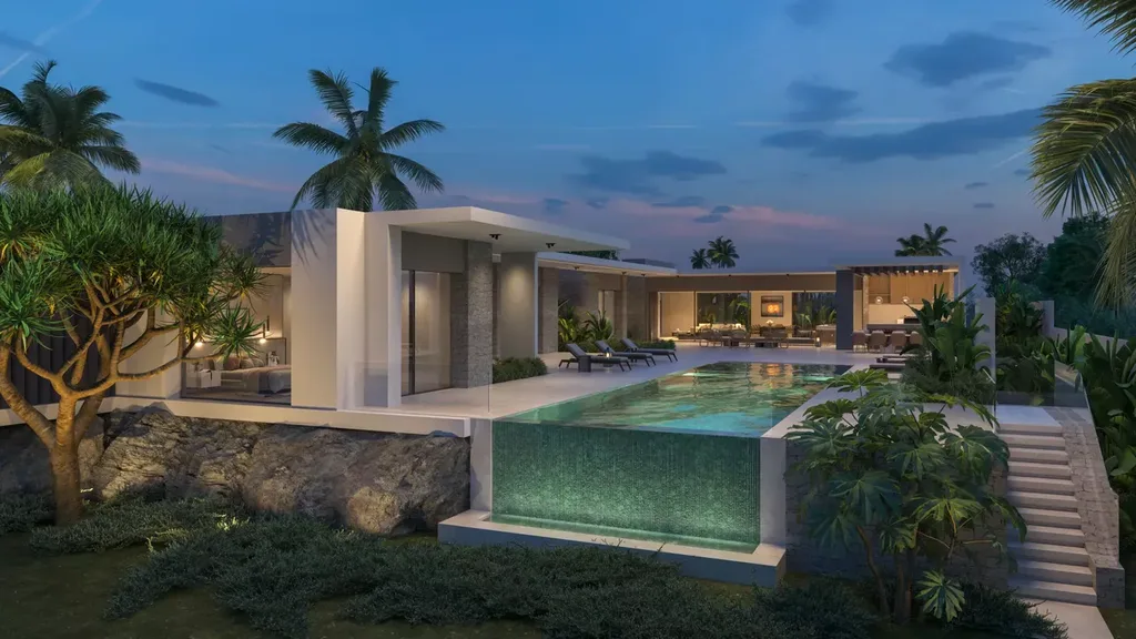 Les Jardins de Guereo by Anvana Architects A Minimalist Tropical Villa Immersed in Nature 3