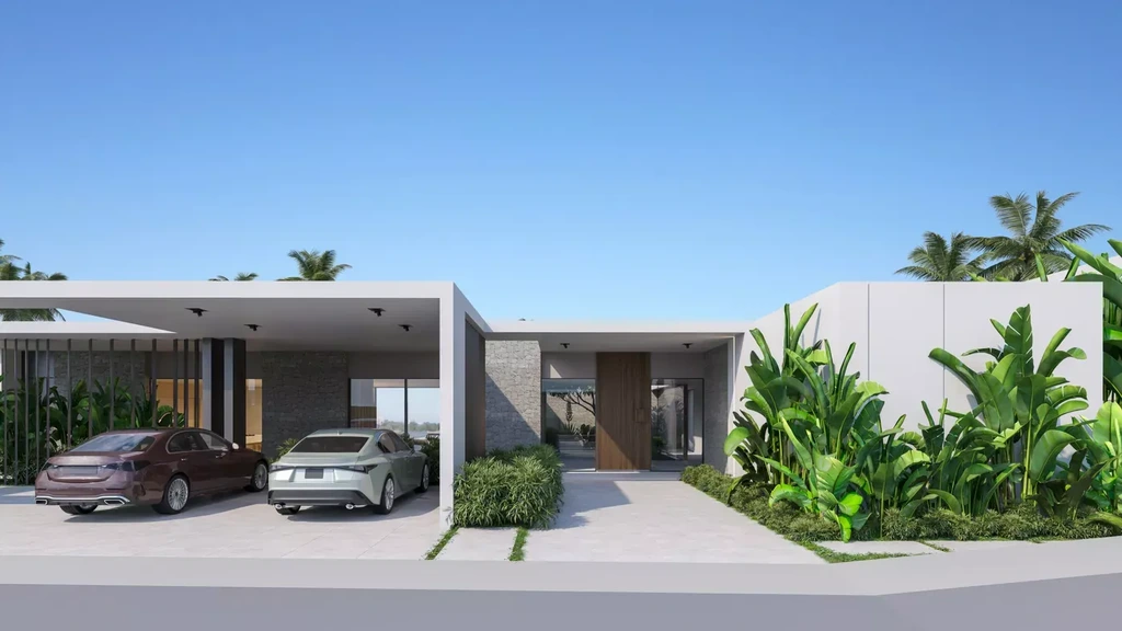Les Jardins de Guereo by Anvana Architects A Minimalist Tropical Villa Immersed in Nature 5