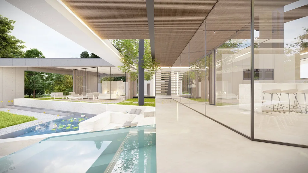 Luxury Bosvilla in Waalre by STATE of Architecture, A Modern Villa Inspired by LA Elegance