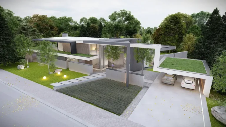 Luxury Bosvilla in Waalre by STATE of Architecture, A Modern Villa Inspired by LA Elegance
