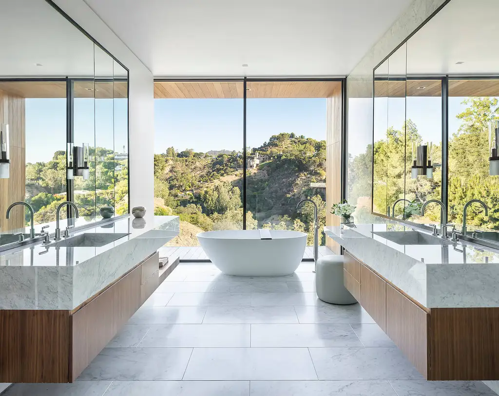 San Remo Residence by ShubinDonaldson A Sculptural Canyon Retreat in Pacific Palisades 5