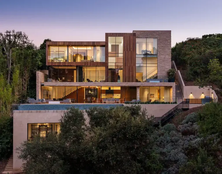 San Remo Residence by ShubinDonaldson, A Sculptural Canyon Retreat in Pacific Palisades
