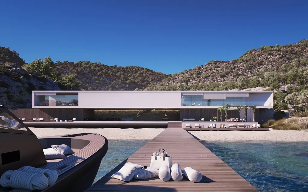 The Superhouse by Strom Architects Ultra Luxury Living on a Mediterranean Island 2