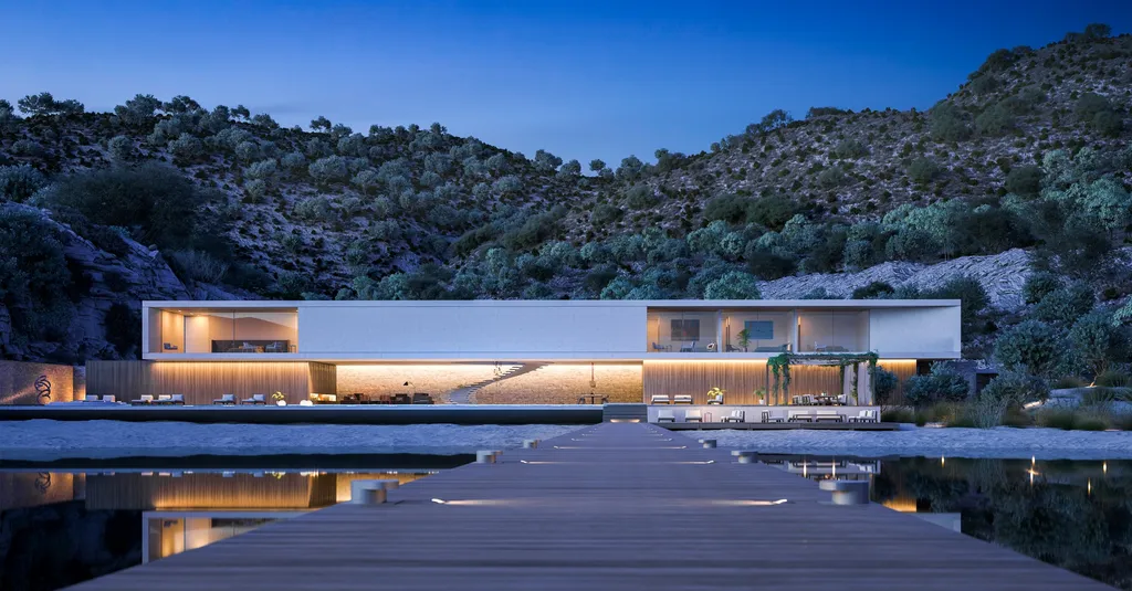 The Superhouse by Ström Architects, Ultra-Luxury Living on a Mediterranean Island