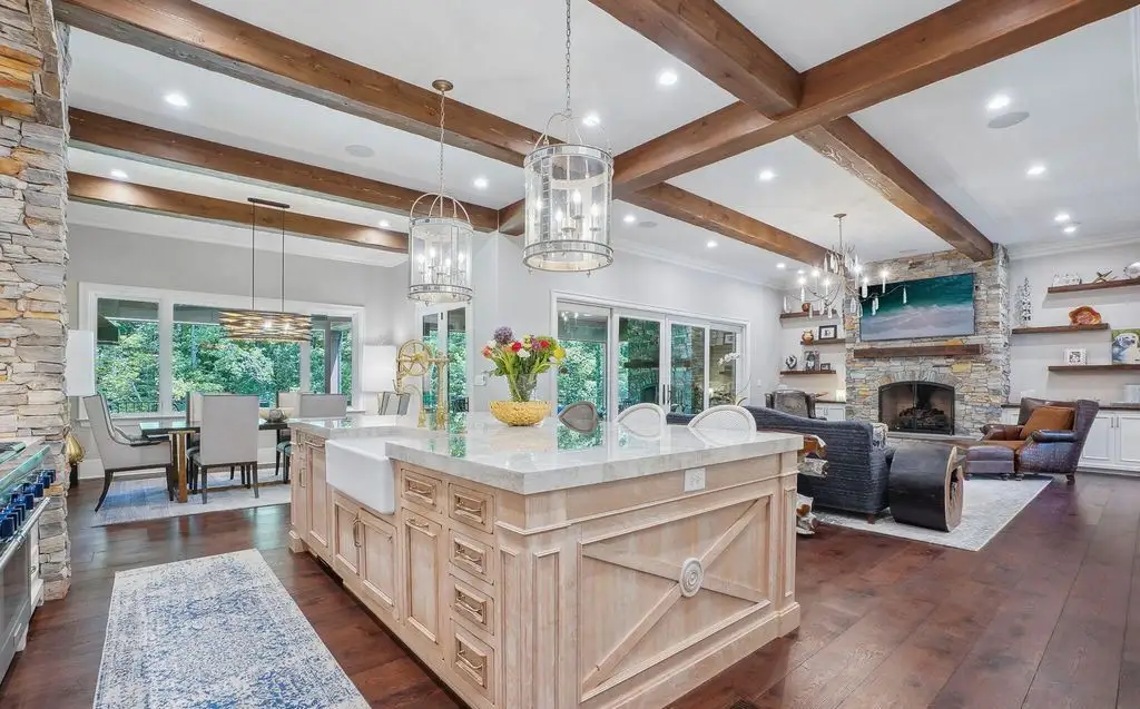 The Ultimate Private Retreat at 1421 Alpine Creek Dr in North Carolina — Listed at 4 6