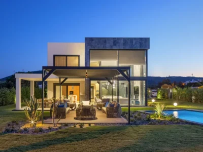 Villa Mass by Basak Akkoyunlu Design A Sculpted Stone Villa That Plays with Light Mass and Void 8