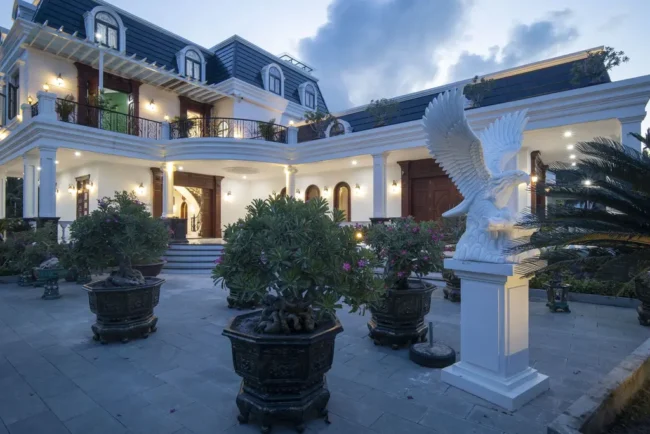 White Villa by Archiro Vietnam, A Neoclassical Tribute to Heritage and Landscape in Ben Tre