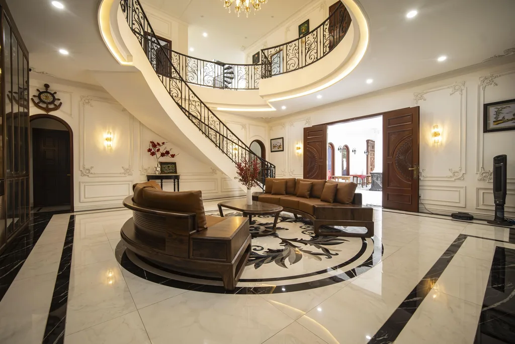 White Villa by Archiro Vietnam A Neoclassical Tribute to Heritage and Landscape in Ben Tre 7