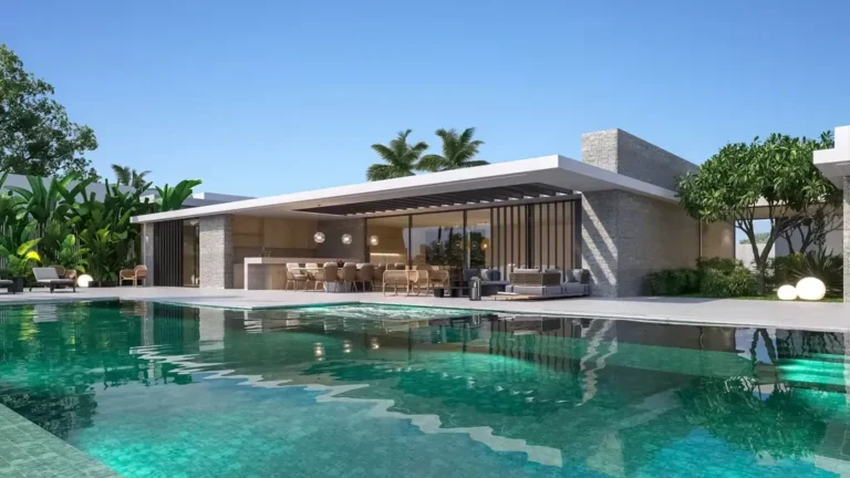 Les Jardins de Guereo by Anvana Architects, A Minimalist Tropical Villa Immersed in Nature