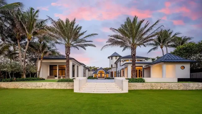$34 Million Designer-Furnished Oceanfront Estate Offers Unmatched Privacy and Prestige in Delray Beach