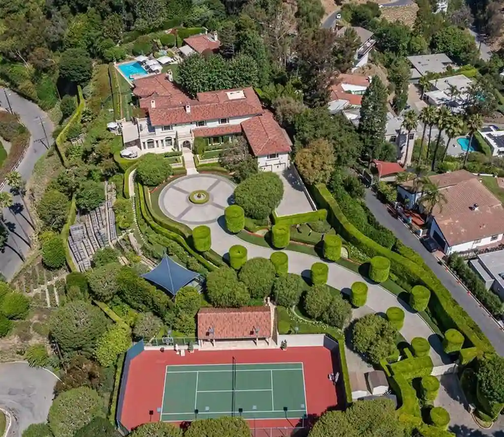 1309 Davies Dr Legendary Beverly Hills Estate with Ocean and City Views Listed for 75 Million 1
