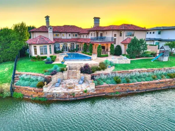 Spectacular Gaillardia Estate in Oklahoma Offers Lakefront Serenity and Golf Course Living for $2,495,000