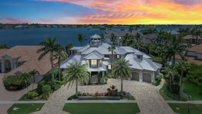 Live the Ultimate Waterfront Lifestyle in This $8.9 Million Gulf-Access Estate on Marco Island