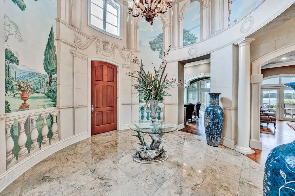 1994 Merriman Way Rd Exquisite Gated Mediterranean Estate with 3080 Feet of Shoreline in Virginia Listed for 6.25 Million 8