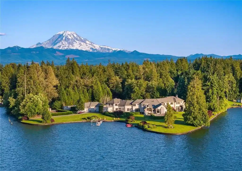 21028 Snag Island Drive E Unveils a 9.5M Masterpiece of Tranquility Luxury and Lakeside Living 1