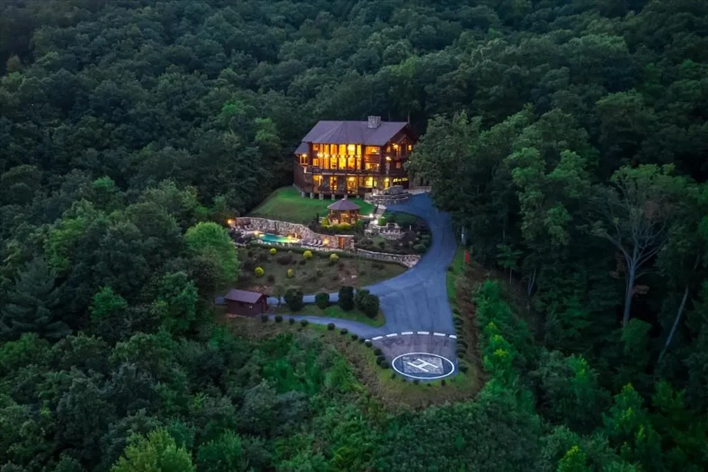 373 Rising Star Ln Stunning British Columbian Cedar Log Estate in Georgia Listed for 5.67 Million 1