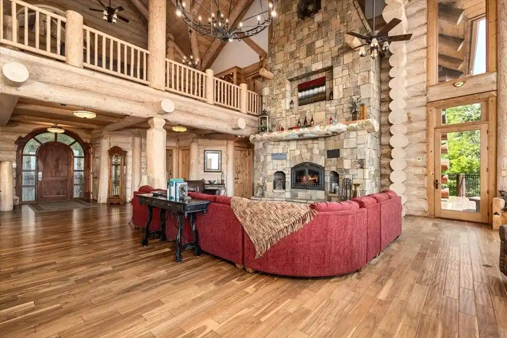 373 Rising Star Ln Stunning British Columbian Cedar Log Estate in Georgia Listed for 5.67 Million 13