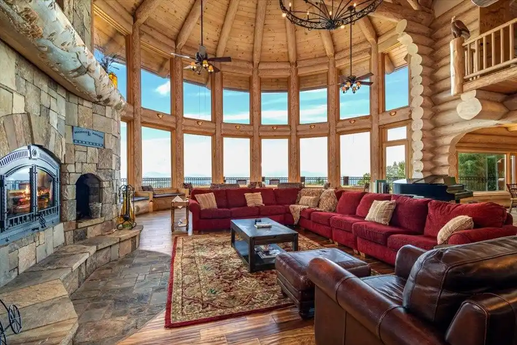 373 Rising Star Ln Stunning British Columbian Cedar Log Estate in Georgia Listed for 5.67 Million 14