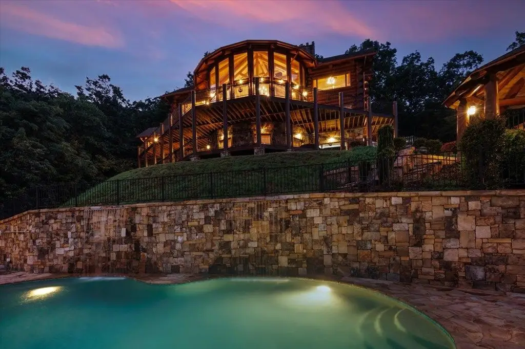 373 Rising Star Ln Stunning British Columbian Cedar Log Estate in Georgia Listed for 5.67 Million 8 1