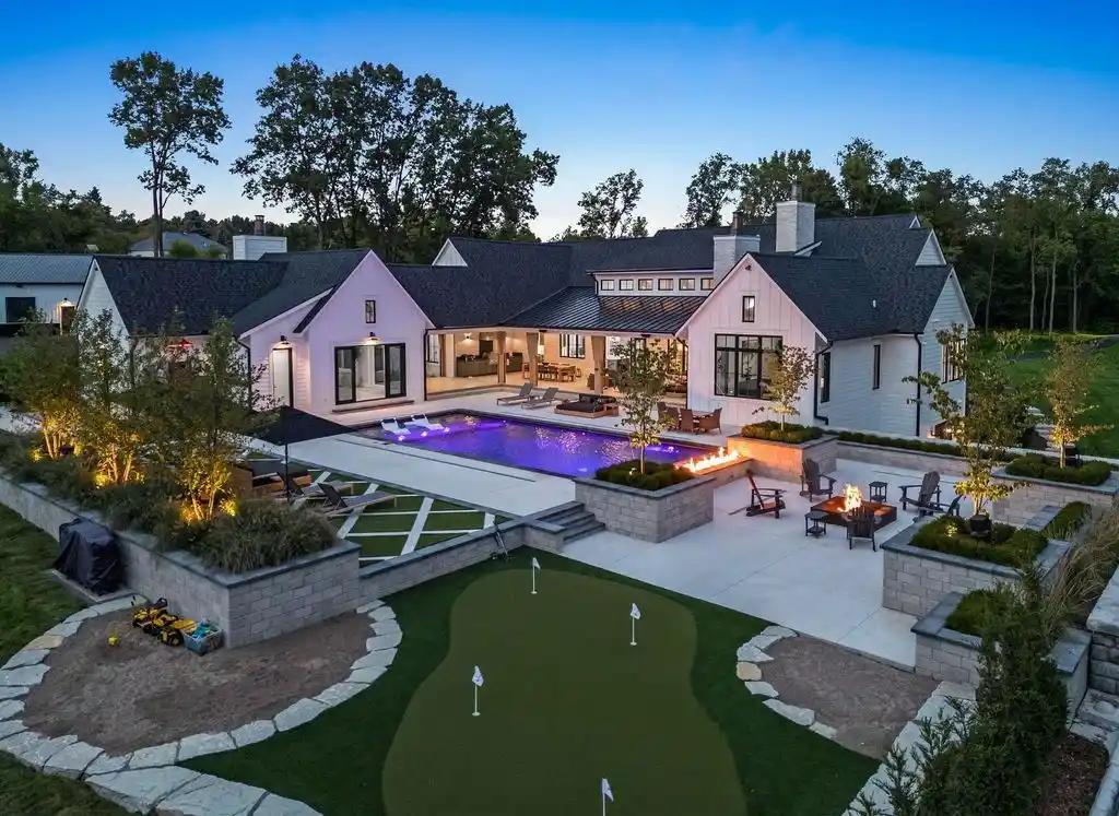 5300 Sheldon Rd A Stunning 5.8M Modern Farmhouse on 13 Acres in Rochester Hills 2
