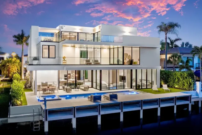 Inside a $12 Million Boca Raton Estate Where Modern Design Embraces Waterfront Living