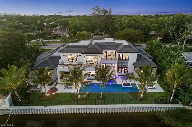 A $18.5 Million Modern Waterfront Masterpiece Elevating Naples Real Estate Luxury