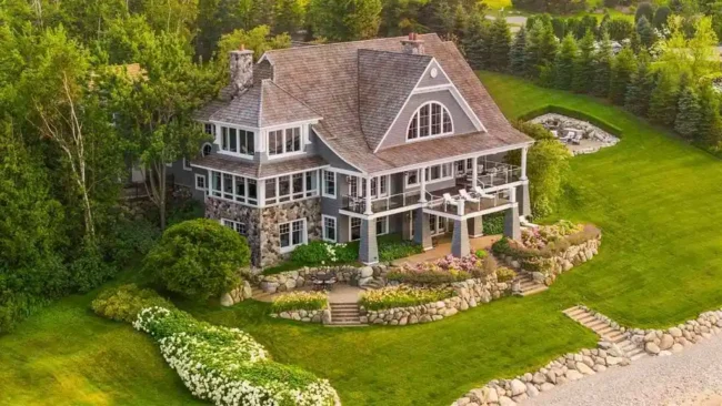 Greywalls: A Magnificent $13.495M Lake Michigan Estate on 2 Acres of Private Paradise